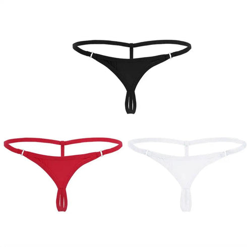 Micro Open Crotch Panties
